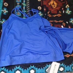 Brand New Cross Back Swim Tank, Andswim Bottoms